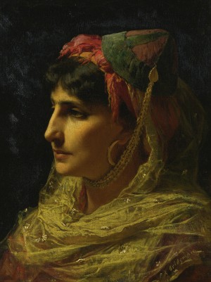 Head of a woman